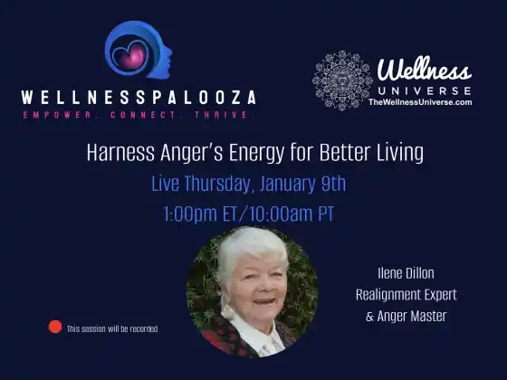 Wellnesspalooza 2025 Manfaatkan Tenaga Kemarahan untuk Kehidupan yang Lebih Baik dengan Ilene Dillon