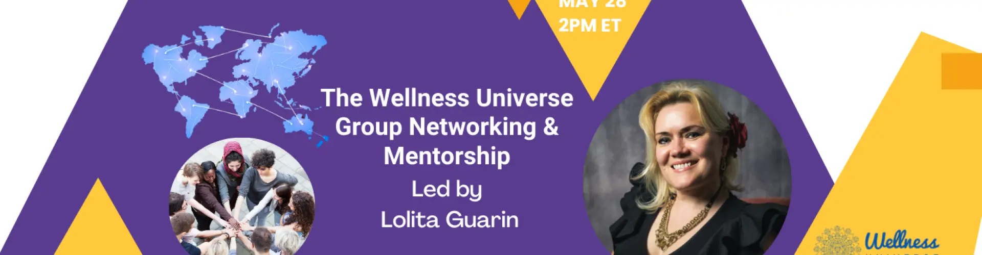Lolita Guarin과 함께하는 WU 그룹 네트워킹 및 멘토십 - Online Class by The Wellness Universe